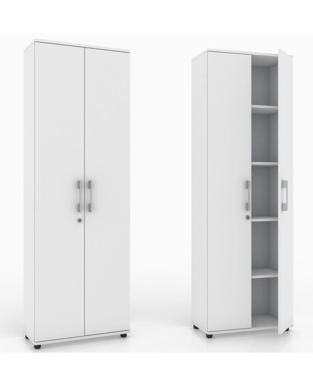 Szafa biurowa G 60 2d biał a zamykany na klucz.